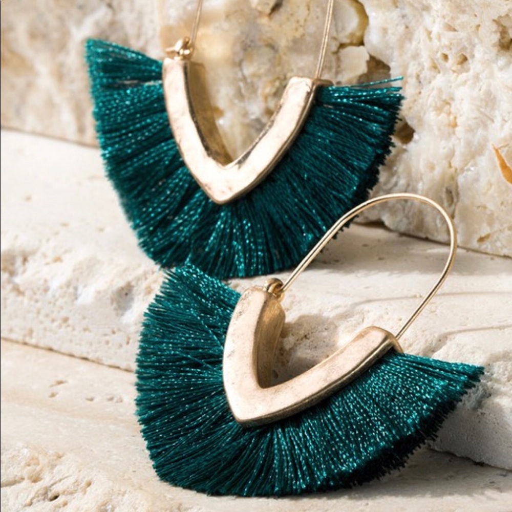 Mini tassel - pine green